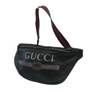 Gucci Logo Crossbody Bag Black